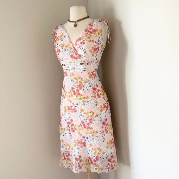 Vintage y2k Ruby Rox Dainty Floral Coquette Dress - Picture 2 of 7